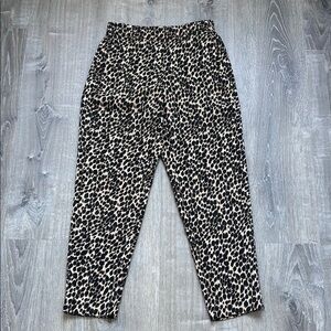 J. Crew Leopard Print Pants